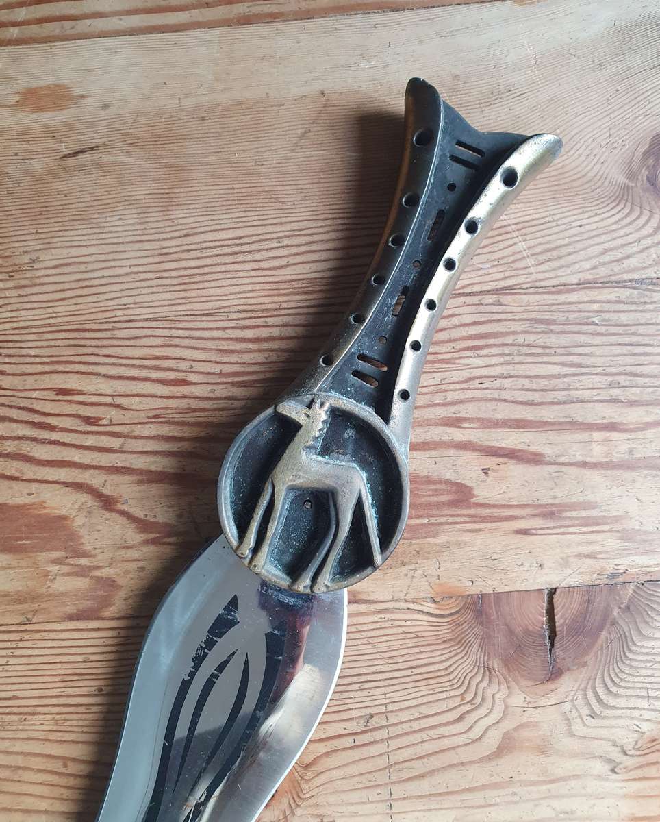 D.O.W 420 Stainless Steel Sword with Solid Brass Handle