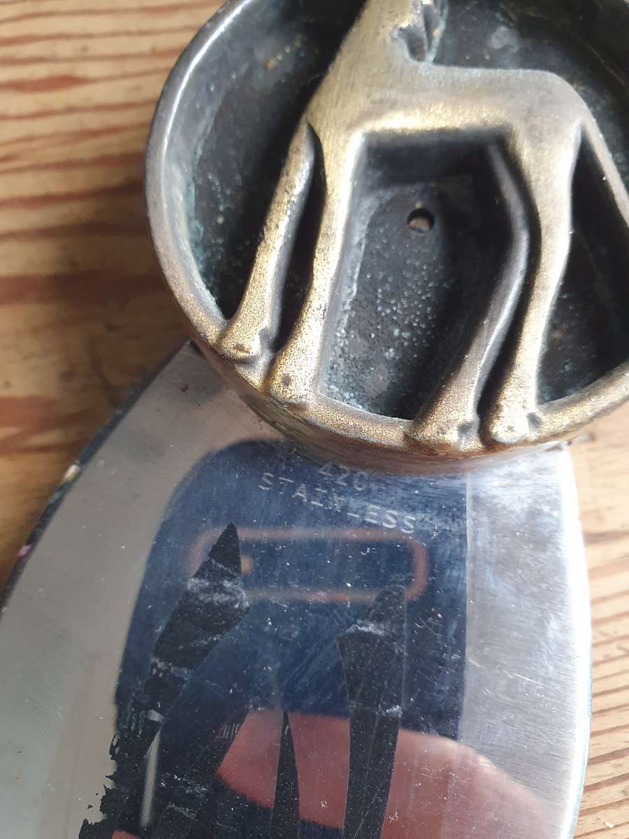 D.O.W 420 Stainless Steel Sword with Solid Brass Handle