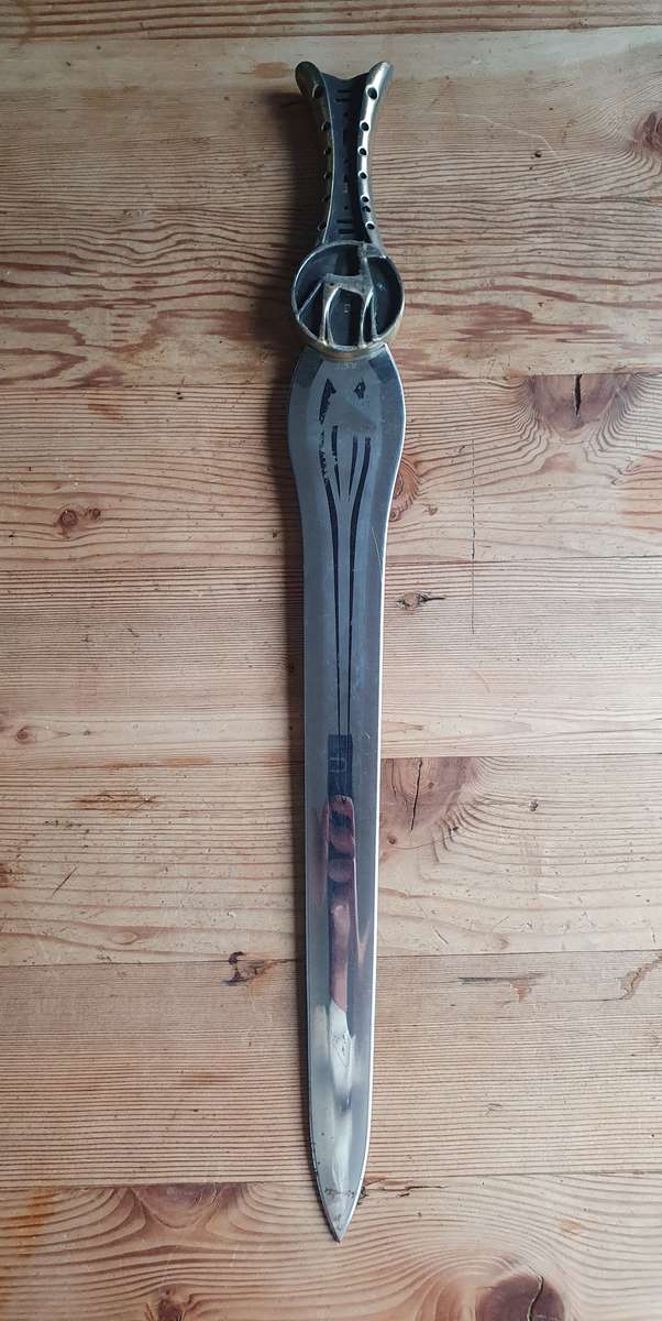 D.O.W 420 Stainless Steel Sword with Solid Brass Handle