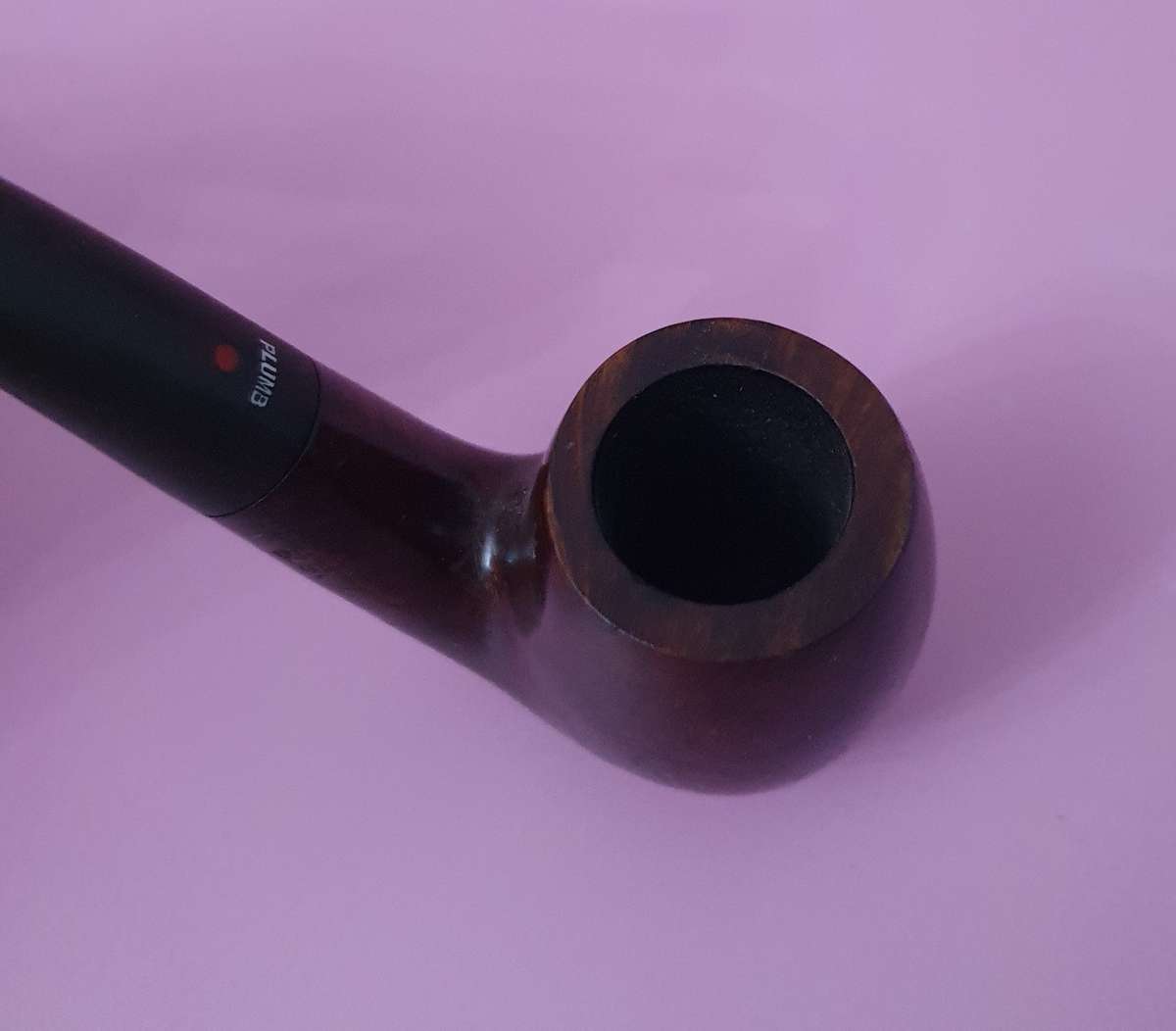 Vintage Plumb Wooden & Plastic Tobacco Pipe