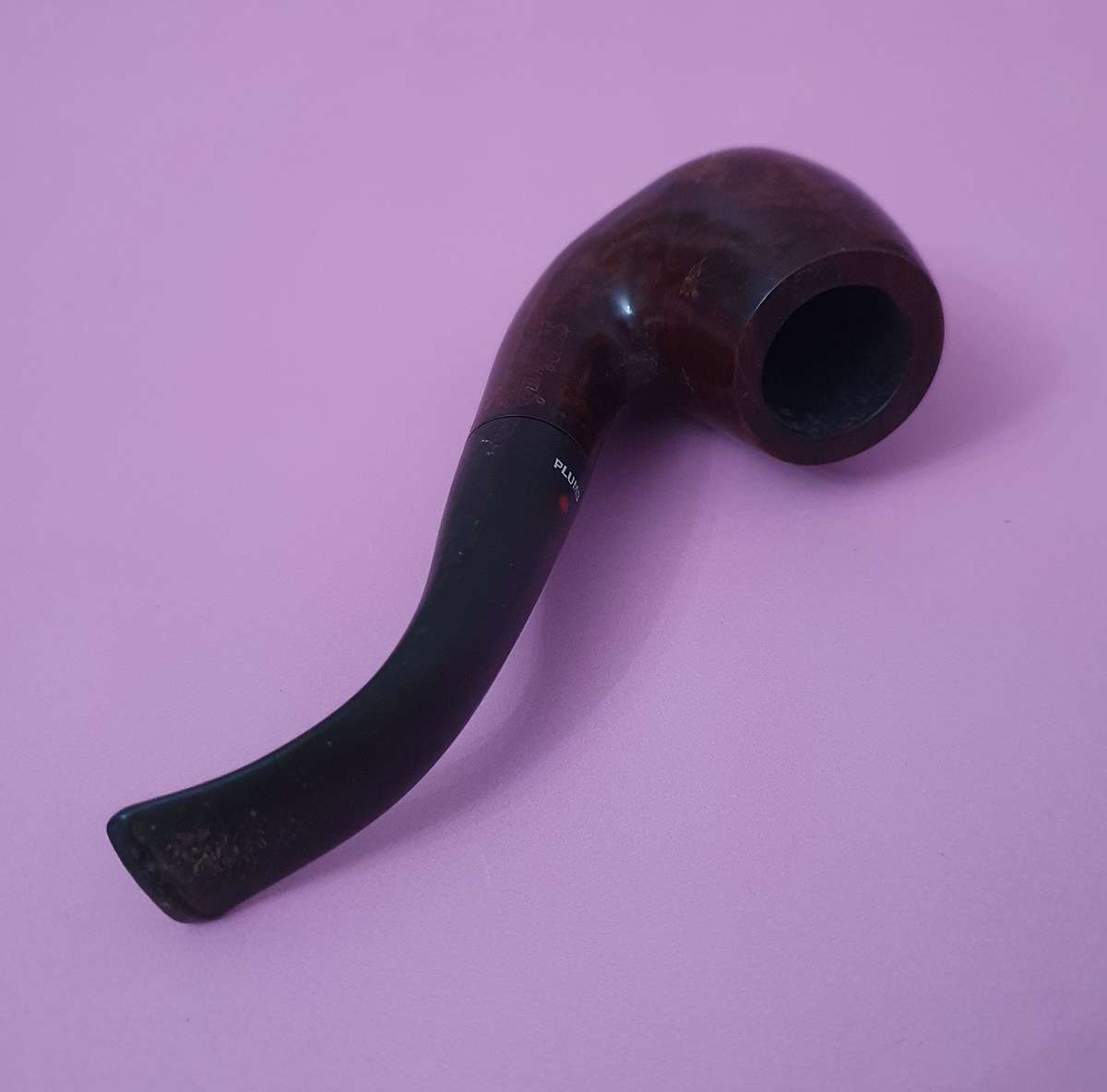 Vintage Plumb Wooden & Plastic Tobacco Pipe