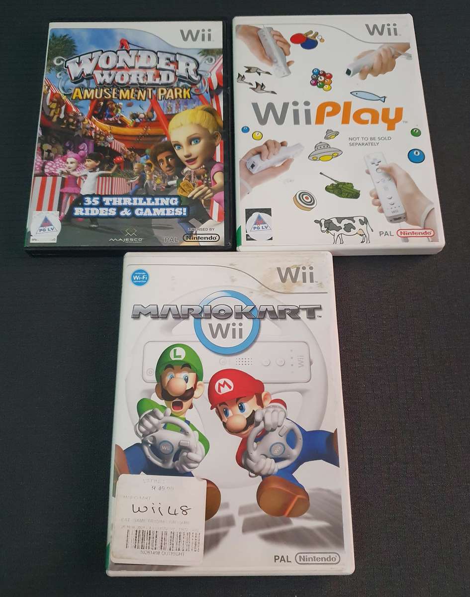 Wii Game Bundle 3x