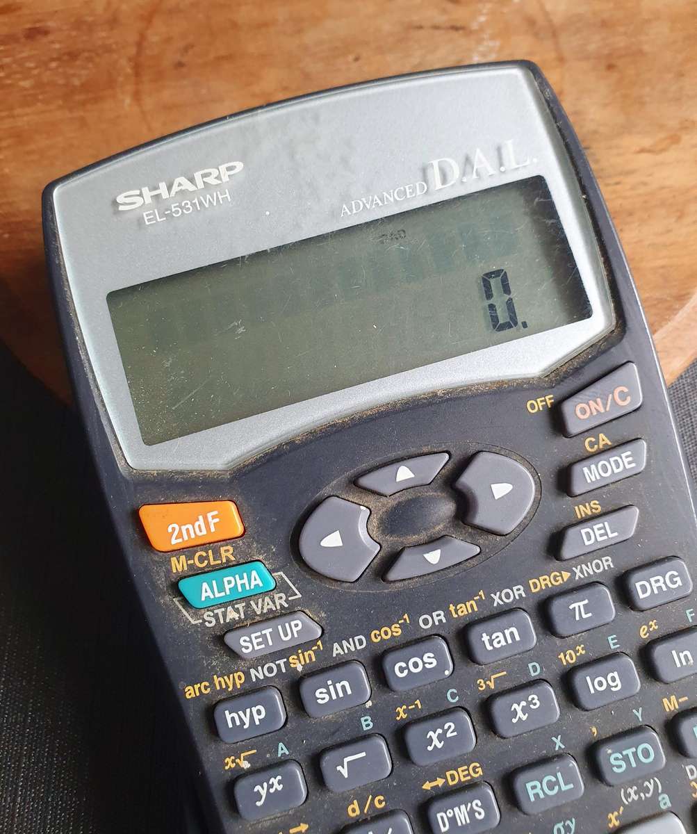 Sharp EL-531WH Scientific Calculator ( Working )