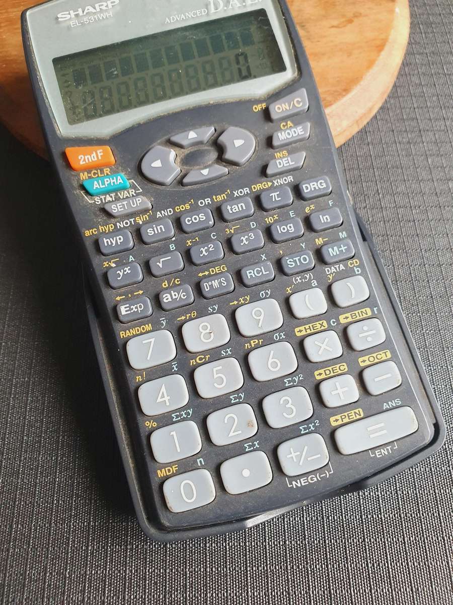 Sharp EL-531WH Scientific Calculator ( Working )