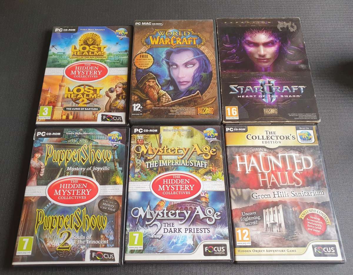 PC Game Bundle ( All Disc's in Cases )