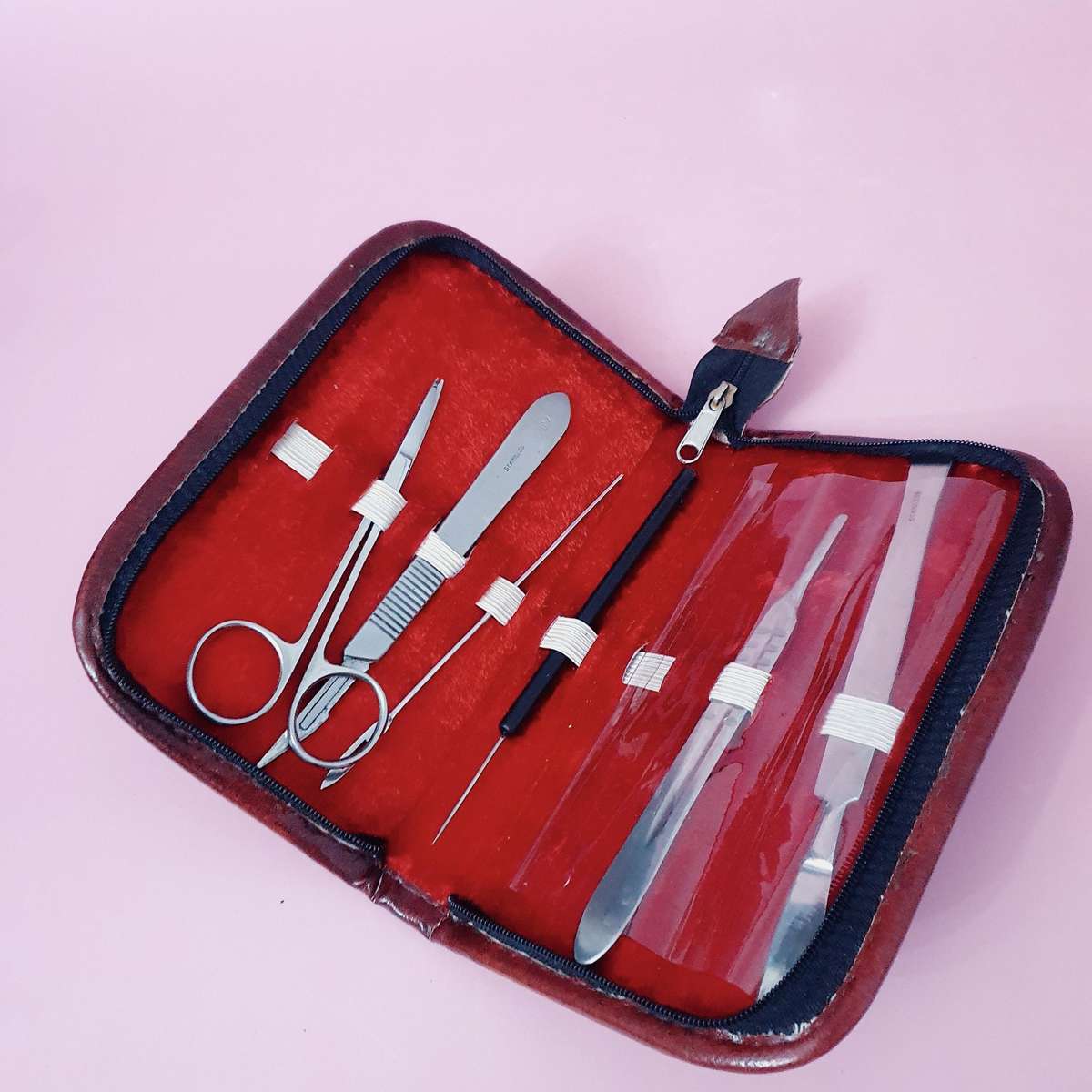 South African Laboratory & Scientific Equipment in Leather Case