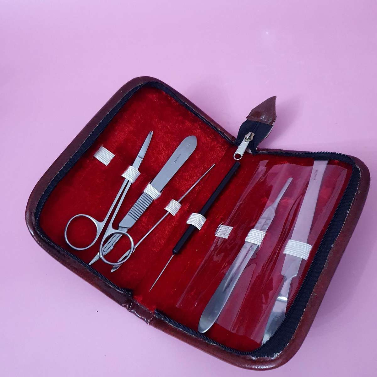 South African Laboratory & Scientific Equipment in Leather Case