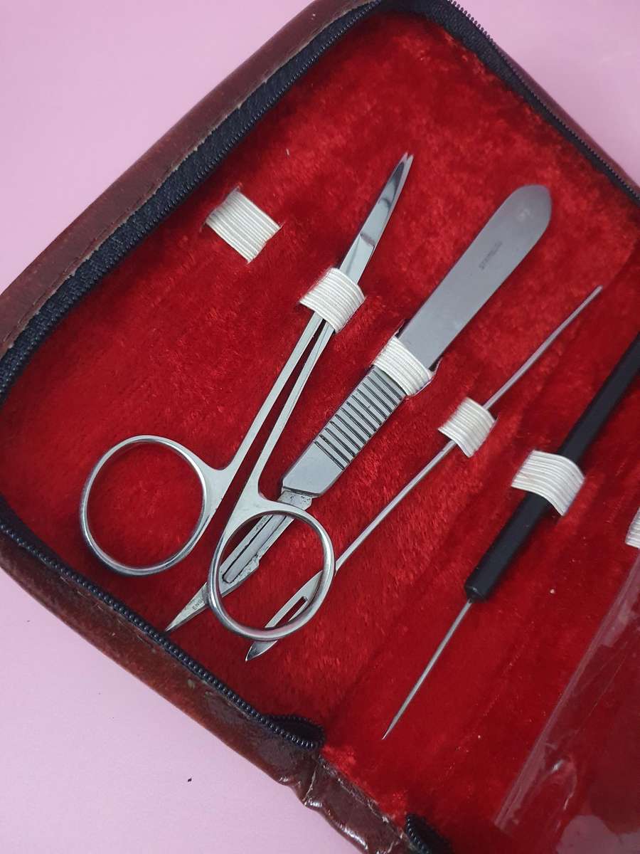 South African Laboratory & Scientific Equipment in Leather Case