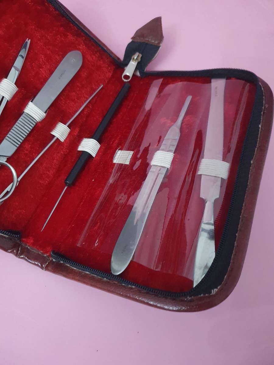 South African Laboratory & Scientific Equipment in Leather Case