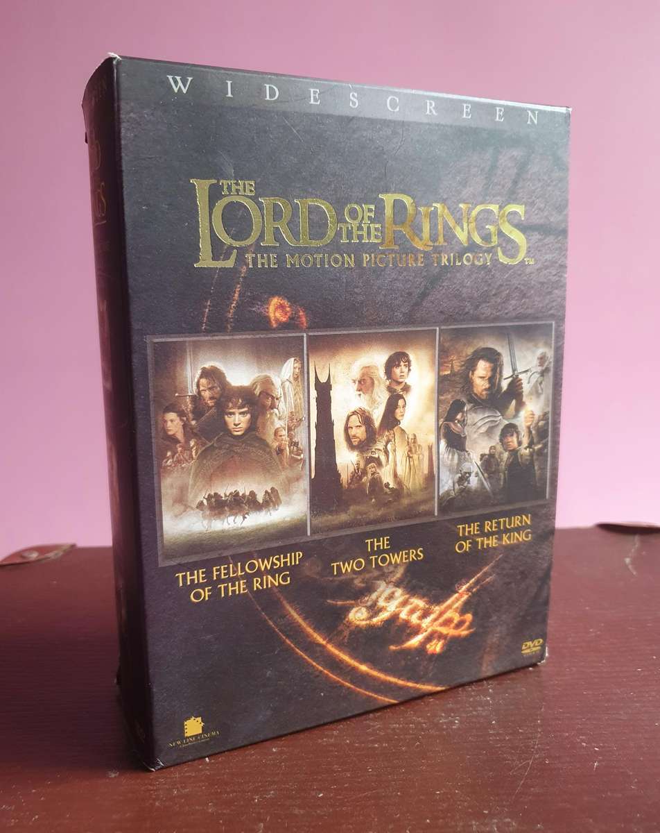 The Lord Of The Ring The Motion Picture Trilogy 3x Movie DVD Box Set ( Complete )