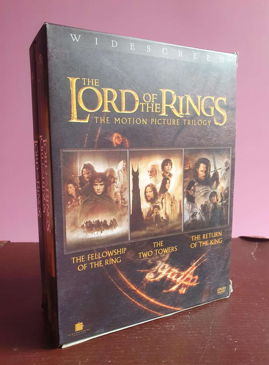 The Lord Of The Ring The Motion Picture Trilogy 3x Movie DVD Box Set ( Complete )
