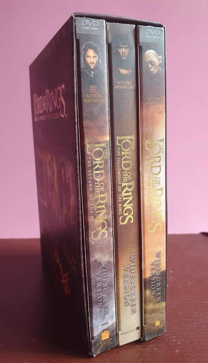 The Lord Of The Ring The Motion Picture Trilogy 3x Movie DVD Box Set ( Complete )