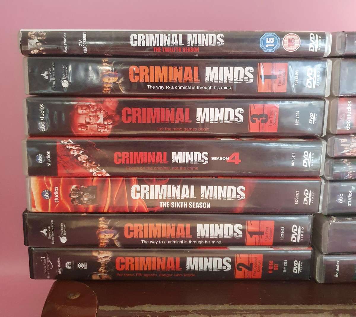 Large Criminal Minds DVD Collection