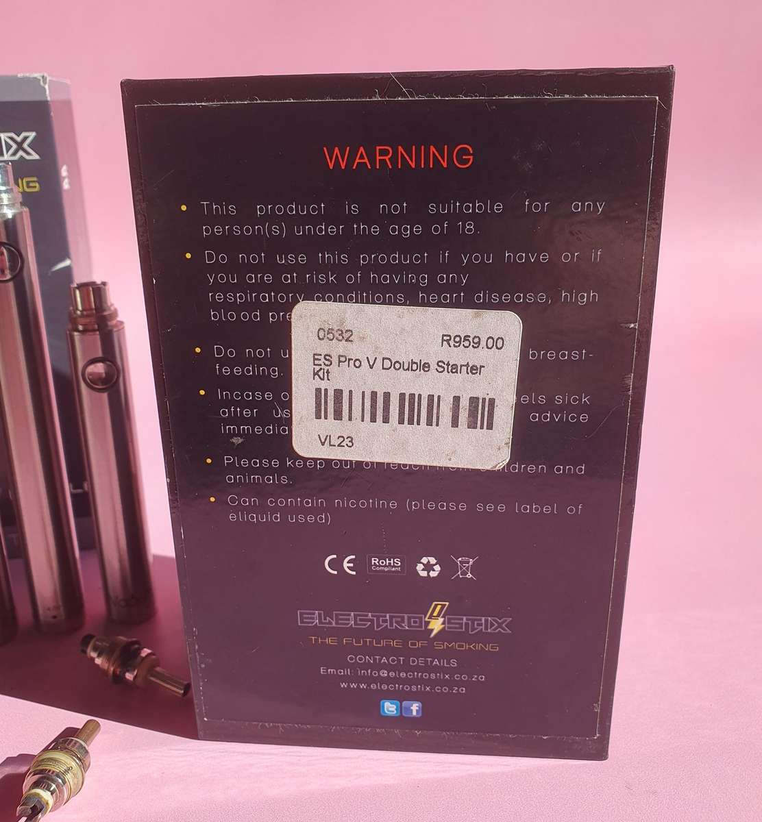 ElectroStix Vape Pens in Box