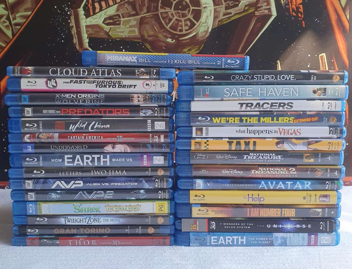 Blu Ray DVD Bundle Set 31x