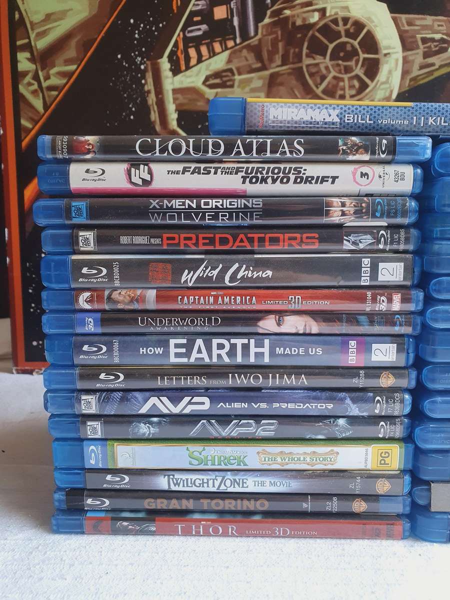 Blu Ray DVD Bundle Set 31x