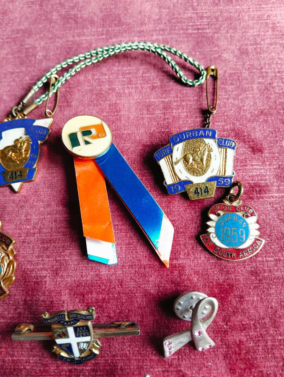 Vintage South African Pin Collection 16x