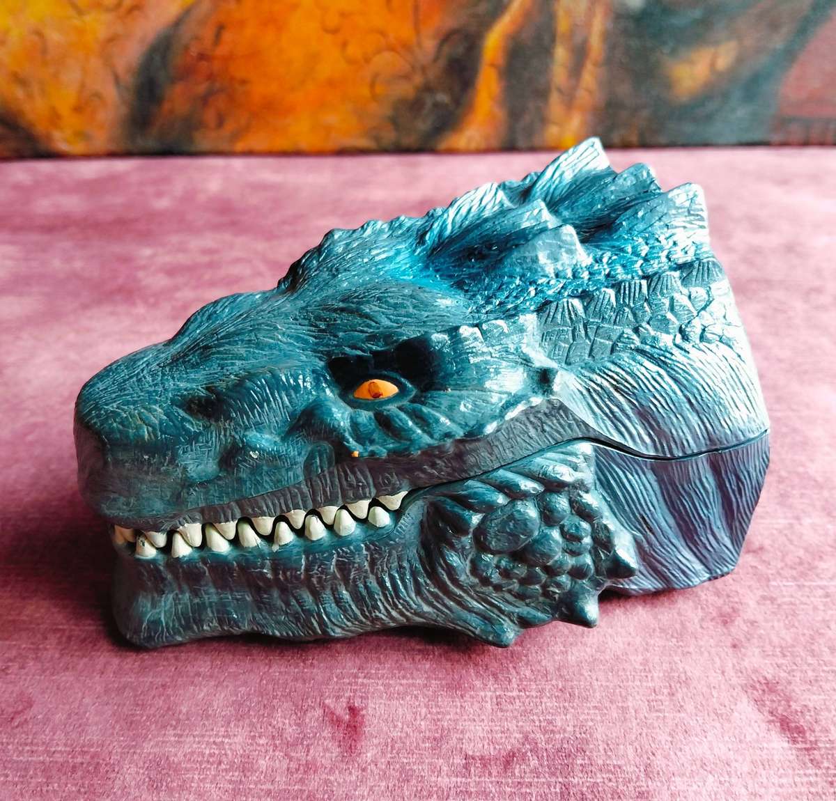Vintage 1998 Trendmasters Godzilla Head