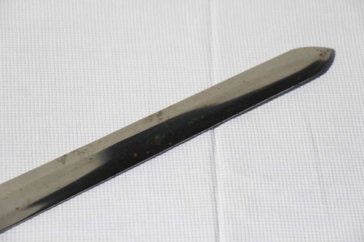 Vintage Long Metal Sword with Detailing