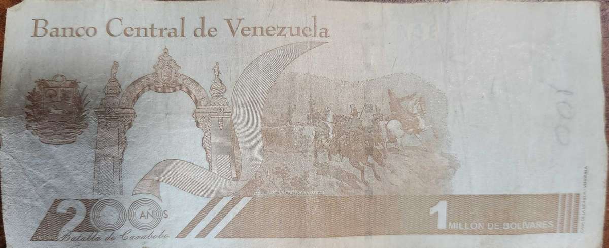 Venezuela 1 Millón Bolivar Notes x10