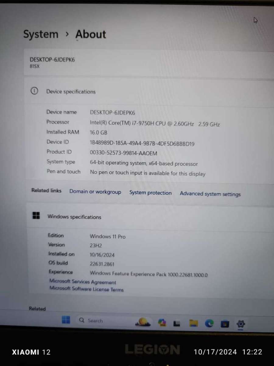 Lenovo Legion 5 Y540