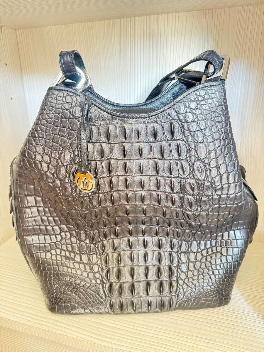 Genuine Crocodile leather bag by VIA LA MODA