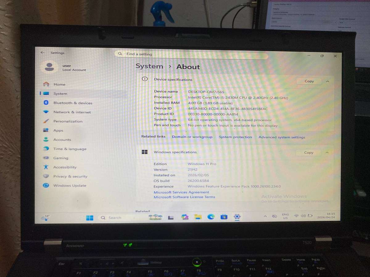 Lenovo ThinkPad T520 i5 Laptop