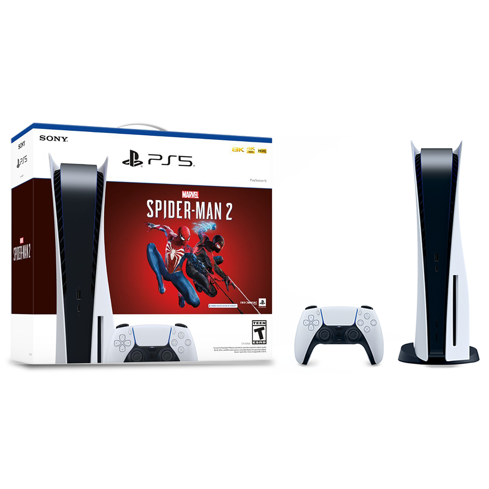 Sony Playstation 5 Disc Edition with Spiderman 2 Game