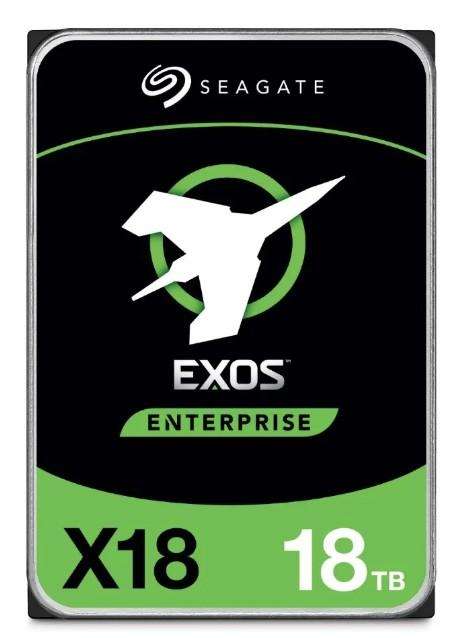 18TB Seagate Exos X18, Enterprise Series, 7200 RPM, SATA 6Gbs, 256MB Cache, 3.5" HDD