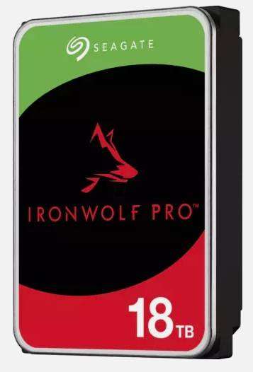18TB Seagate IronWolf Pro, SATA, 6GB/s, 3.5", 7200RPM, 256MB Cache, Enterprise NAS HDD
