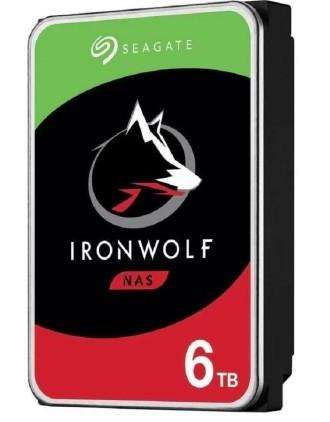 6TB Seagate IronWolf, 3.5", SATA III, 5400RPM, 256MB Cache, Internal HDD