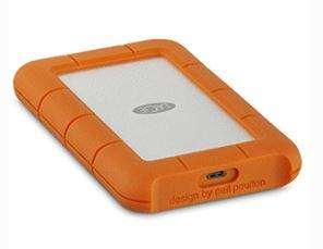 2TB LaCie Rugged, USB-C and USB 3.0, Portable Hard Drive, (OEM Packaged/Not Retail)