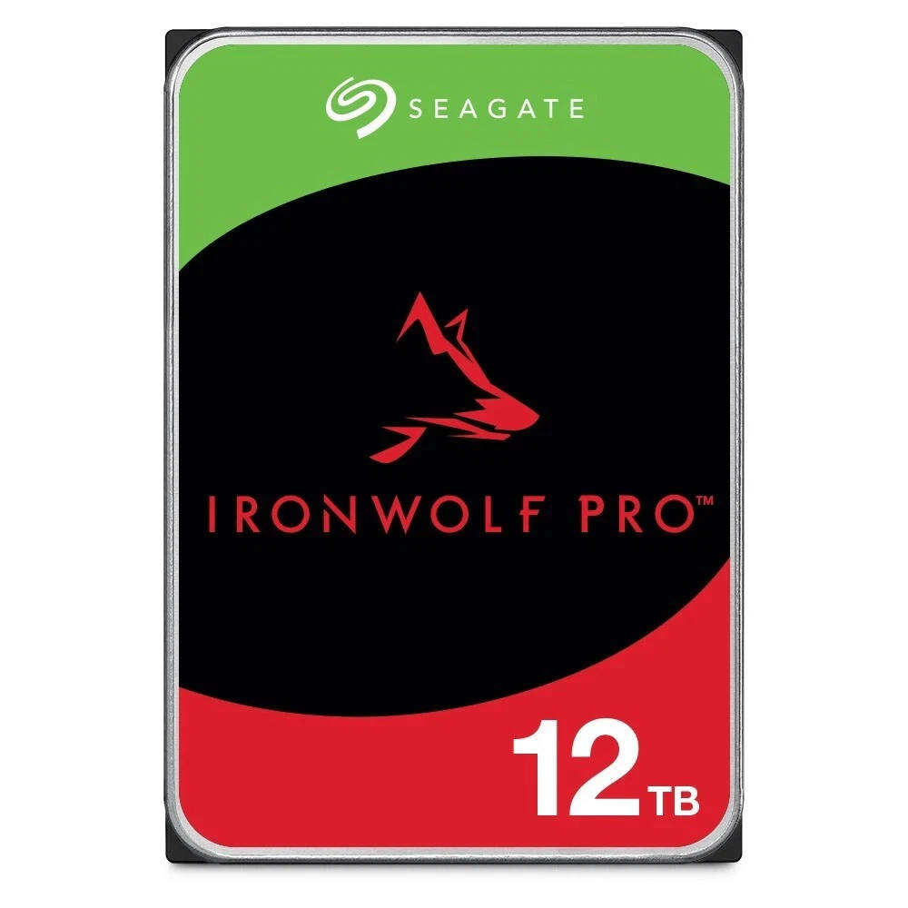 12TB Seagate IronWolf Pro, SATA, 6GB/s, 3.5", 7200RPM, 256MB Cache, Enterprise NAS HDD