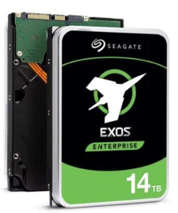 14TB Seagate Exos X16, Enterprise Series, SATA-6Gbs, 7200rpm, 512e,  3.5" LFF, Hard Drive (SPECIAL)