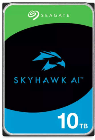 10TB Seagate Skyhawk AI, 3.5", 7200RPM, SATA-III, 256MB, Surveillance / AV Hard Drive