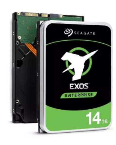 14TB Seagate Exos X16, 512e, SATA 6Gbs, 7200rpm, 3.5" LFF, High Performance Desktop Hard Drive