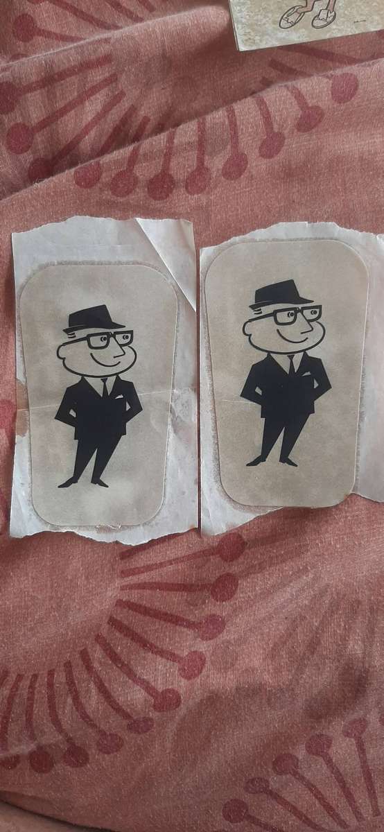 Collection of vintage stickers.