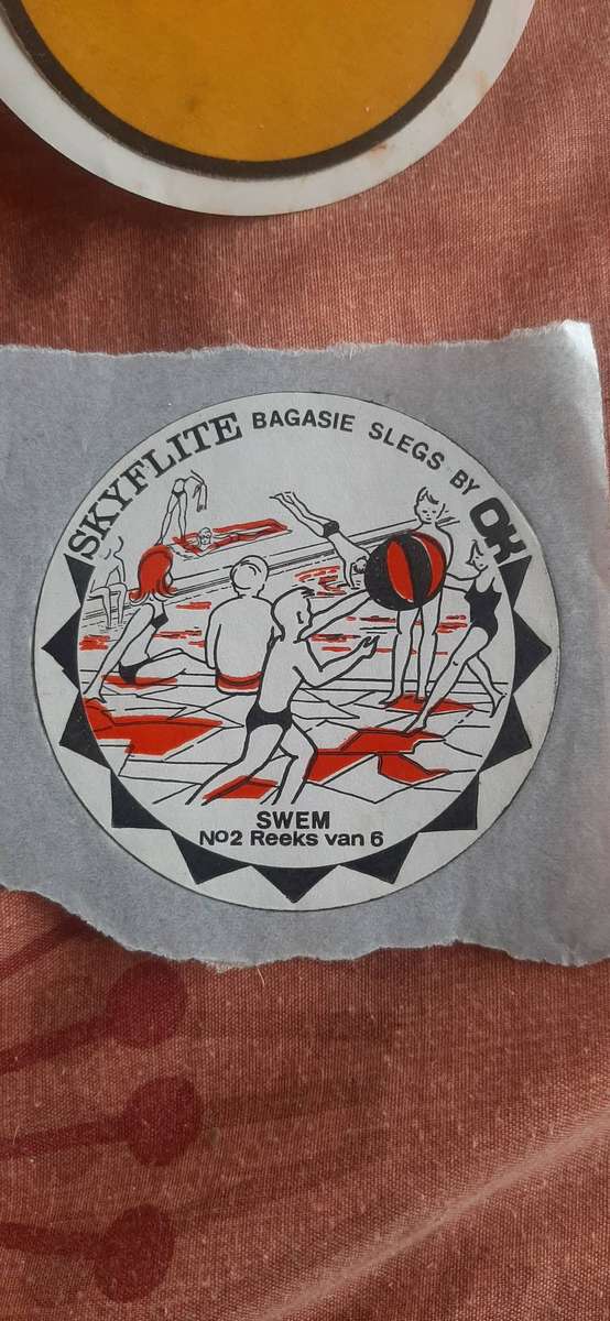 Collection of vintage stickers.