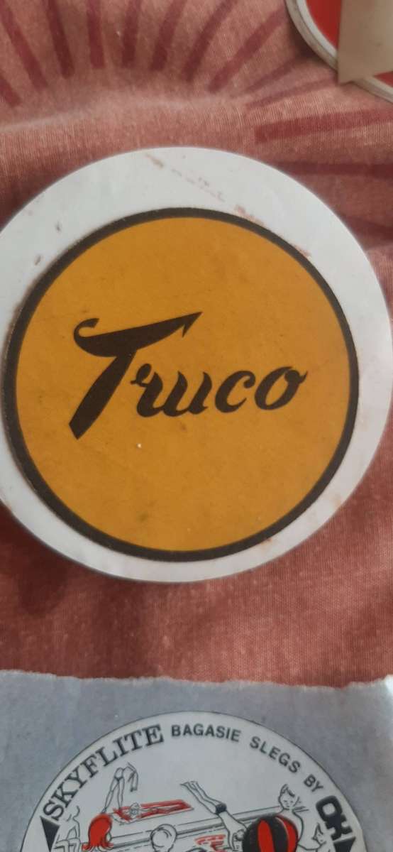 Collection of vintage stickers.