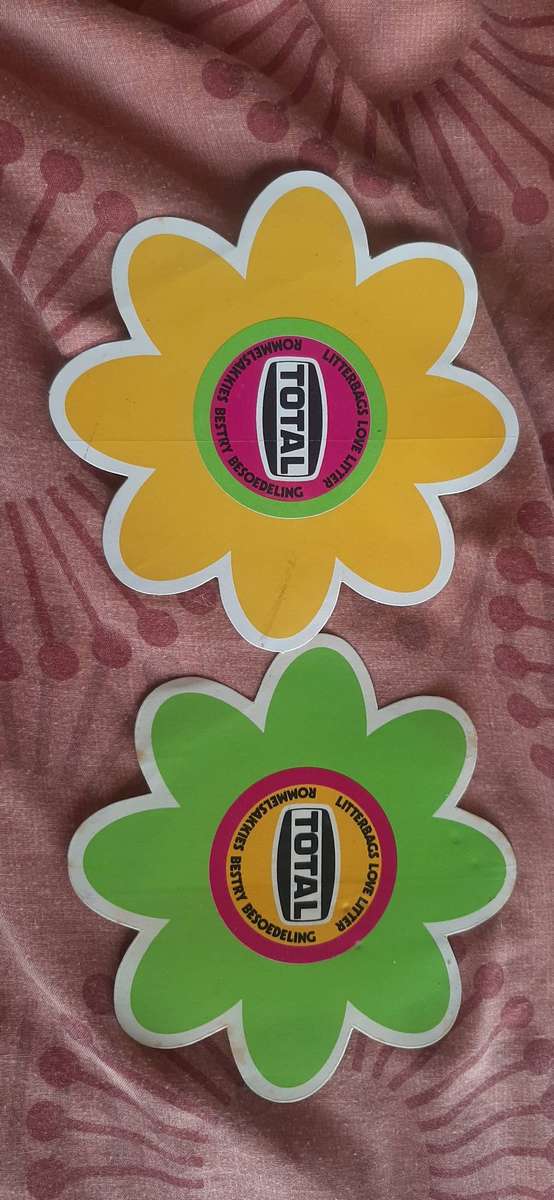 Collection of vintage stickers.