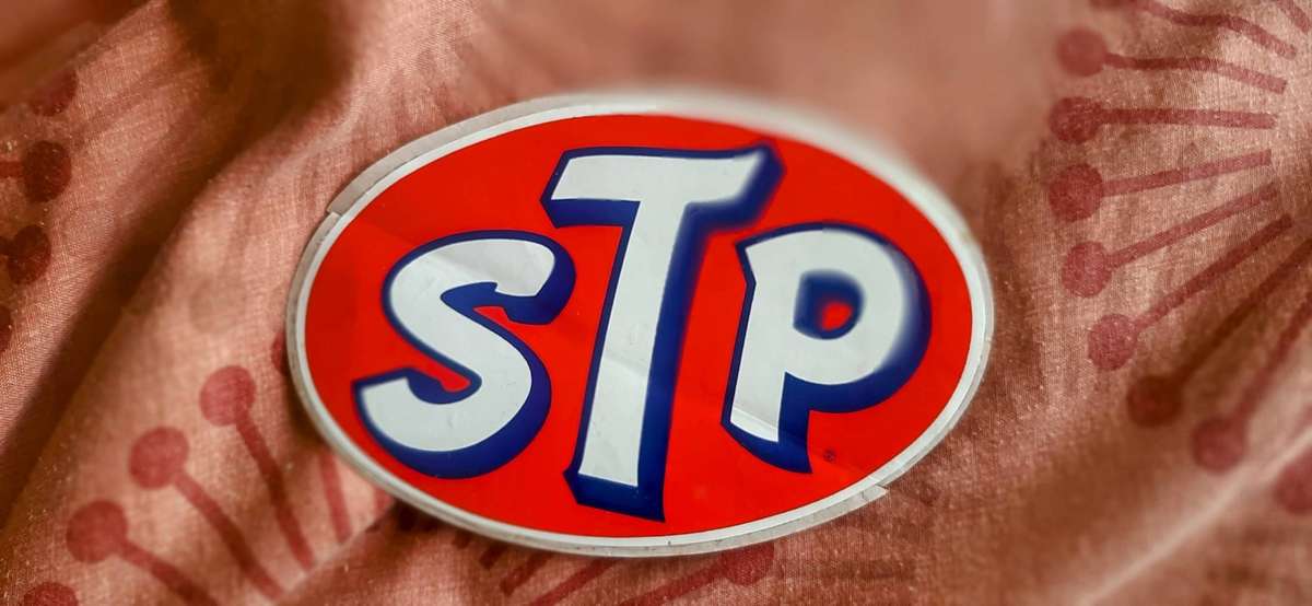 Collection of vintage stickers.