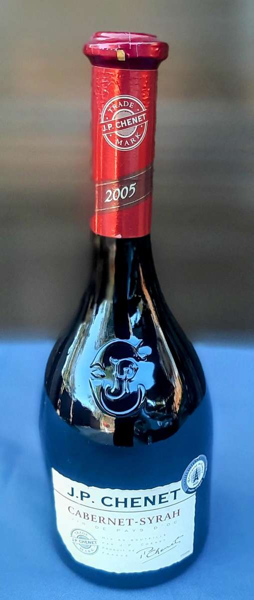 J.P Chenet 2005 Cabernet Sauvignon Syrah french wine very rare.