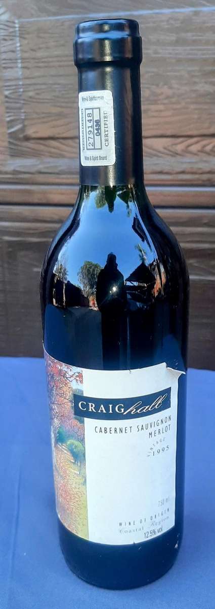 Craig Hall cabernet sauvignon merlot 1995 wine