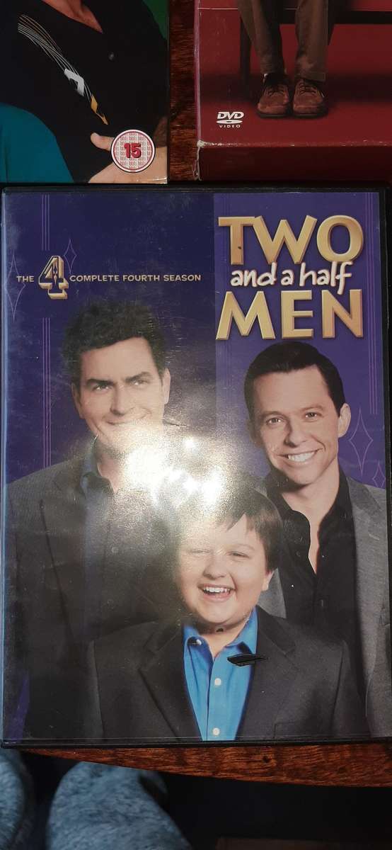 Variety of tv series Two and half men dvd's sreies listed in description
