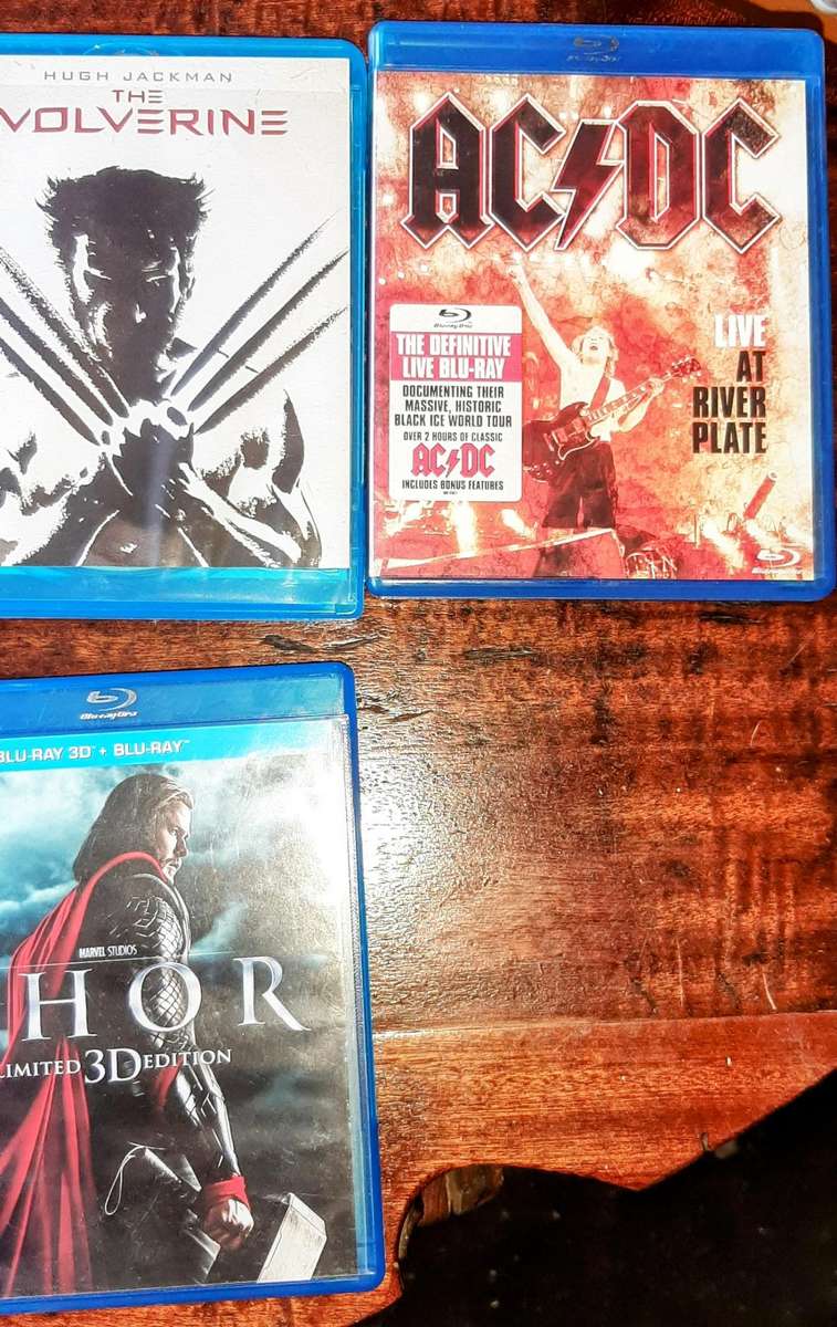 11 Blue Ray DVD Movies - 54 Movies and Music Videos