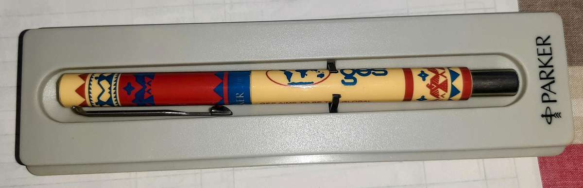 Set of Parker,Paper mate and parker rollerball pens all for one price.