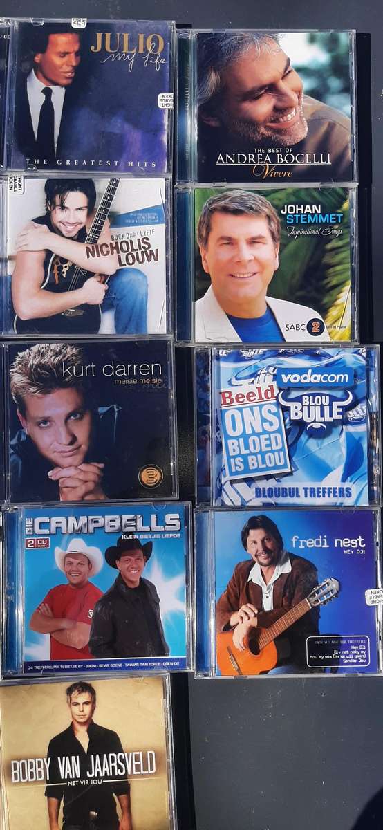 Variety of music Cd's local and foreign.All 13 for one price.
