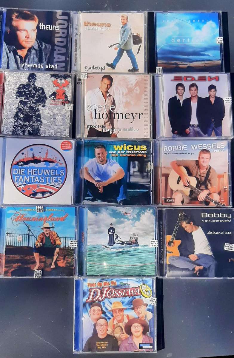 Variety of afrikaans music CD's all for one price.13 in total.