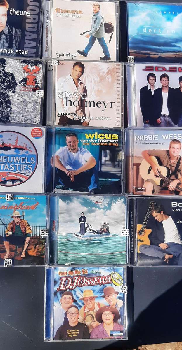 Variety of afrikaans music CD's all for one price.13 in total.