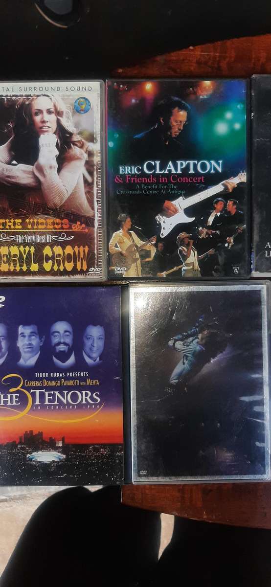 Selection of 10 musical dvd cd's various artist.Look at pics